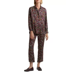 Budget 🔥 Gerard Darel Cameron Floral Print 👕 Shirt Night Blue 🌟 -Gerard Darel Elegant Shop unnamed file 841