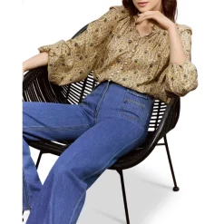 Best Pirce 👍 Gerard Darel Anna Wide Leg 👖 Jeans In Blue 😍 -Gerard Darel Elegant Shop unnamed file 846