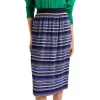 Coupon 💯 Gerard Darel Blanca Striped Accordion Pleat 👗 Skirt Blue ⭐ -Gerard Darel Elegant Shop unnamed file 860
