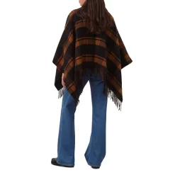 Deals 😀 Gerard Darel Bonnie Plaid Wool Poncho Camel 🤩 -Gerard Darel Elegant Shop unnamed file 867