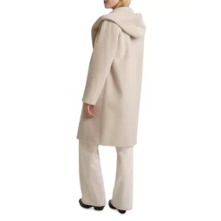 Flash Sale ✨ Gerard Darel Soizic Long Hooded 🧥 Coat Ecru 👏 -Gerard Darel Elegant Shop unnamed file 87