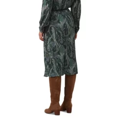 New ✨ Gerard Darel Brune Printed Midi 👗 Skirt Green 🔥 -Gerard Darel Elegant Shop unnamed file 91